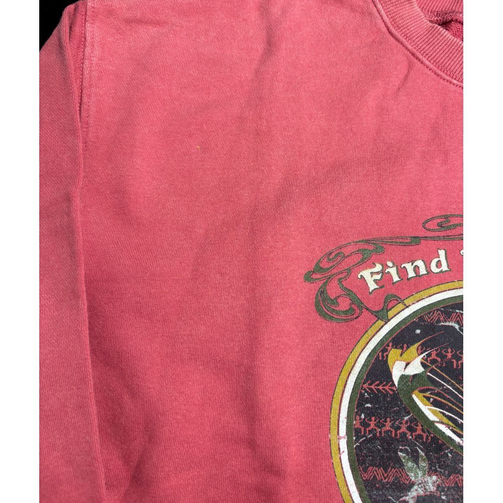Free People x One Teaspoon Unisex Red MoBlack Crew Neck Sweatshirt Size Small - Picture 7 of 7